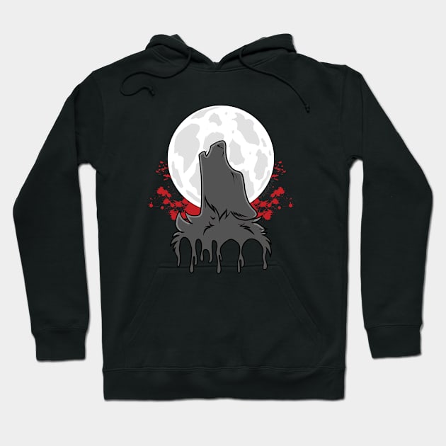 Howl at the Moon Hoodie by Temrin